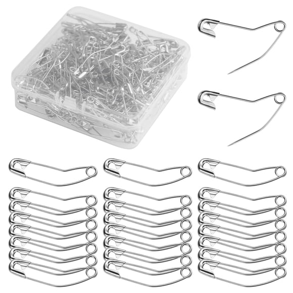 Imperdibles curvos MASONEE de 38 mm (1,5 pulg.) – Pack de 100 para quilting