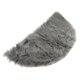 thumbnail image 3 of Alfombrilla De Suelo De Piel De Oveja De Lana Artificial Semiredonda Alfombrilla De Suelo Gris, 3 of 5