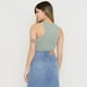 thumbnail image 2 of Peto Mujer Halter Cut Out Menta Corona, 2 of 5