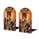 thumbnail image 1 of Wolverine: X-Men Sujetalibros decorativos temáticos, tope para estantería con base antideslizante, uso dual para hogar y oficina - 2 piezas, 1 of 6