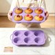 thumbnail image 1 of Molde de Muffin Jumbo Vnray 38 cm – Pack de 2 de Silicona Antiadherente, 1 of 9