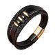 thumbnail image 2 of Pulsera Para Hombre De Cuero Genuino Trenzado, Brazalete De 21 Cm, Brazalete, Pulsera, Joyería D, 2 of 3