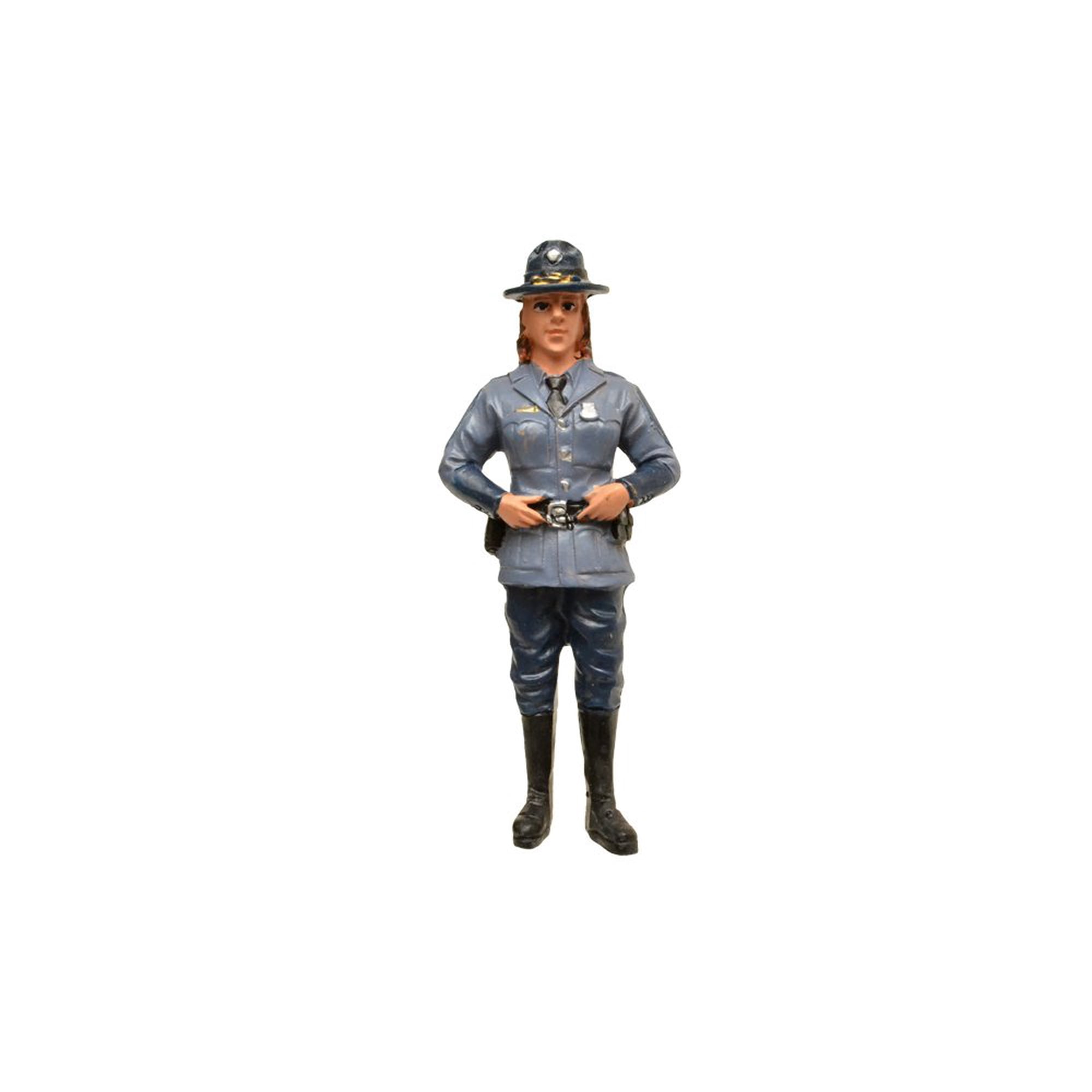 Figura American Diorama State Trooper Sharon Para Autos 1:24