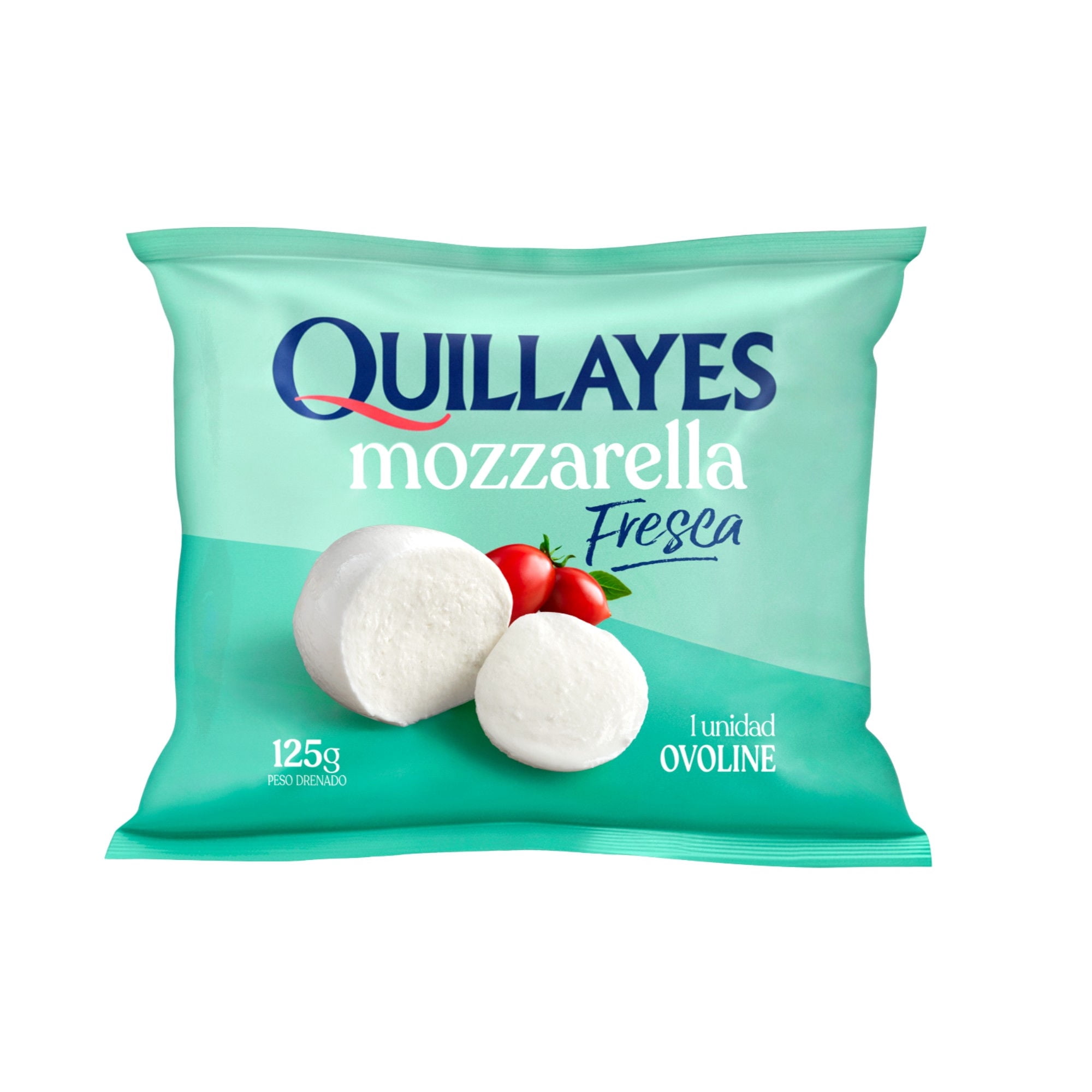 Queso Mozzarella Fresca Ovoline Bolsa 125 ml Quillayes