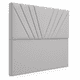 thumbnail image 1 of Respaldo De Cama 2 Plazas Gris Claro Siena, 1 of 3
