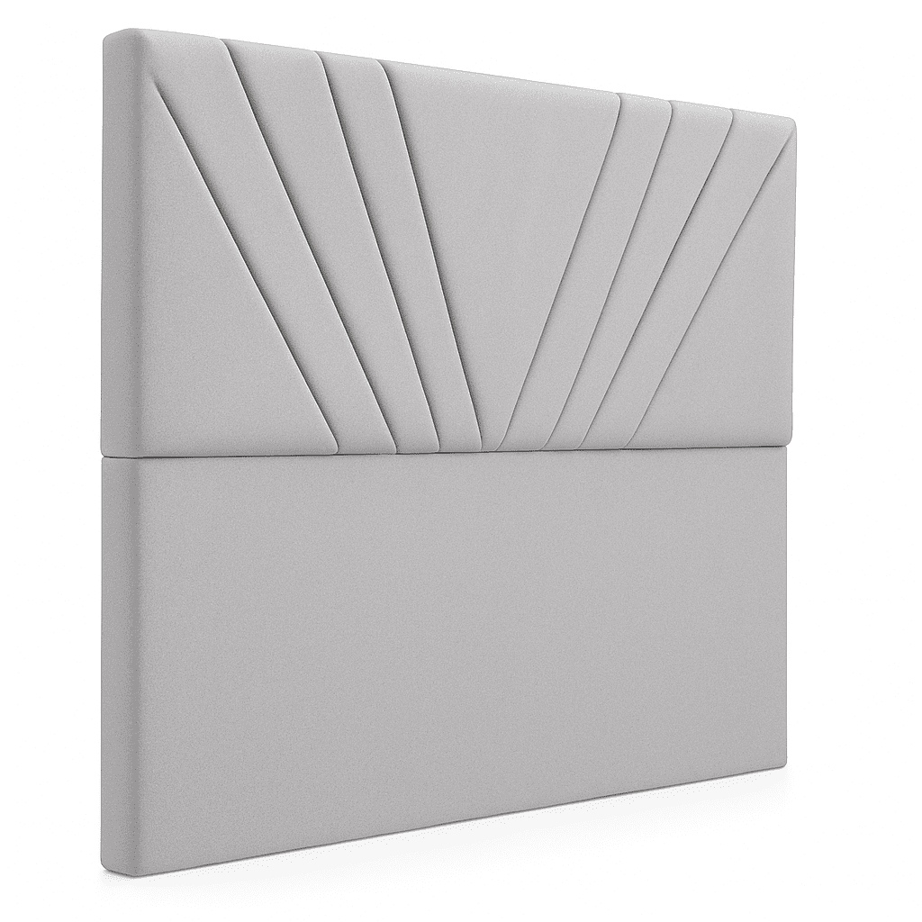 Ethan Desing - Respaldo De Cama 2 Plazas Gris Claro Siena