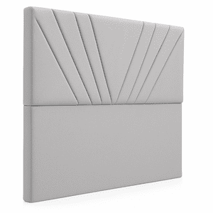 Ethan Desing - Respaldo De Cama 2 Plazas Gris Claro Siena