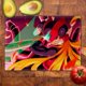 thumbnail image 2 of Tabla para Picar Artisticat - Diseño Zero Crimson Slash - 28,5x39 Cm, 2 of 3
