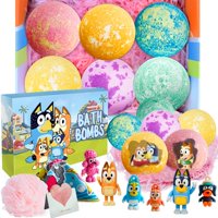Set De Regalo Para Niños Bath Bombs Popbath Xxl Con Surprise Inside (6 Unidades)