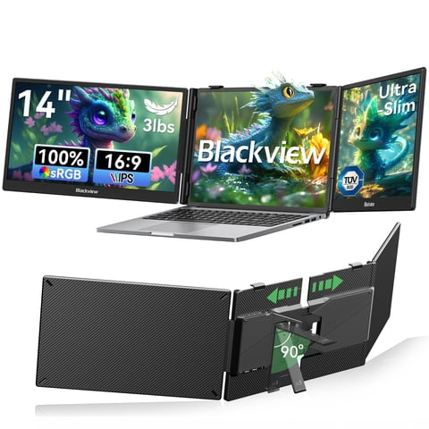 Extensor De Pantalla Portátil Blackview De 14"" Fhd Ips