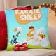thumbnail image 4 of Ovejas Karatecas Fundas de almohada de terciopelo con tema, regalos de funda de almohada, decoración para el hogar, cojín de lanzar, regalo de cumpleaños para fans y parejas.50*50cm., 4 of 6