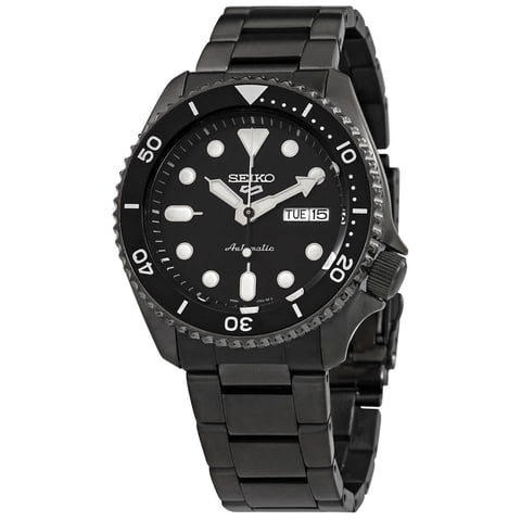 Seiko - Reloj 5 Sports Automático Con Esfera Negra Srpd65K1 Para Hombres