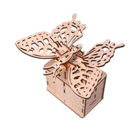 Magideal - Kit De Experimentos De Ciencia Con Engranaje Volador De Mariposa De Madera, Proyectos Eléctricos, Bloques De Construcción De Ensamblaje De Juguetes