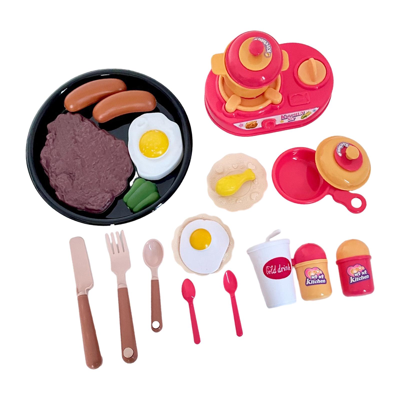Magideal - Juego De Cocina, Accesorios De Juguete, Juguete De Cocina, Simulación Educativa, Juego De Cocina, Juguetes De Cocina Para Niños, Niñas Y Niños, Regalo , 23 Piezas