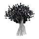 thumbnail image 4 of 30 piezas Gotas de agua Peleras de flores artificiales Simulación Drop Pelocas de flores Decoración floral para el hogar Decoración floral para vacaci Negro, 4 of 5