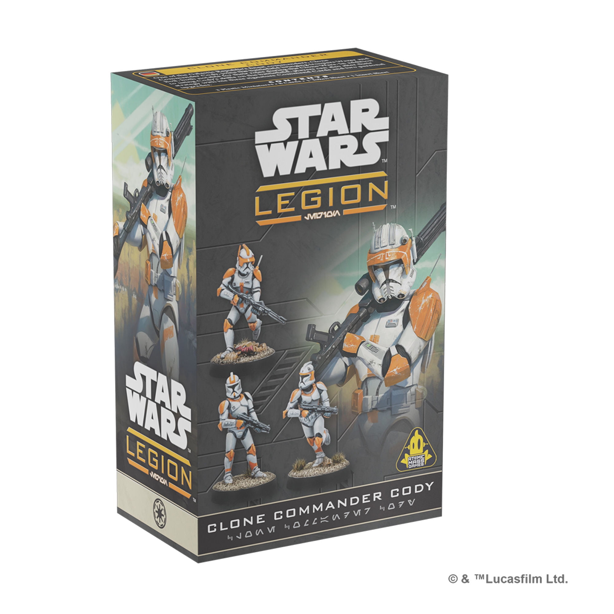 Asmodee - Juego De Miniaturas Star Wars Legion - Clone Commander Cody Refreshed