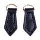 thumbnail image 1 of 2 piezas de cuero con cremallera etiquetas Fixer Pull Replacement DIY Wallet monedero negro, 1 of 5