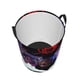 thumbnail image 3 of Miles Morales Cesta de lavandería de gran capacidad redonda con asa, bolsa para ropa sucia plegable, almacenamiento para dormitorio, baño y lavadero 44x35 cm, 3 of 6