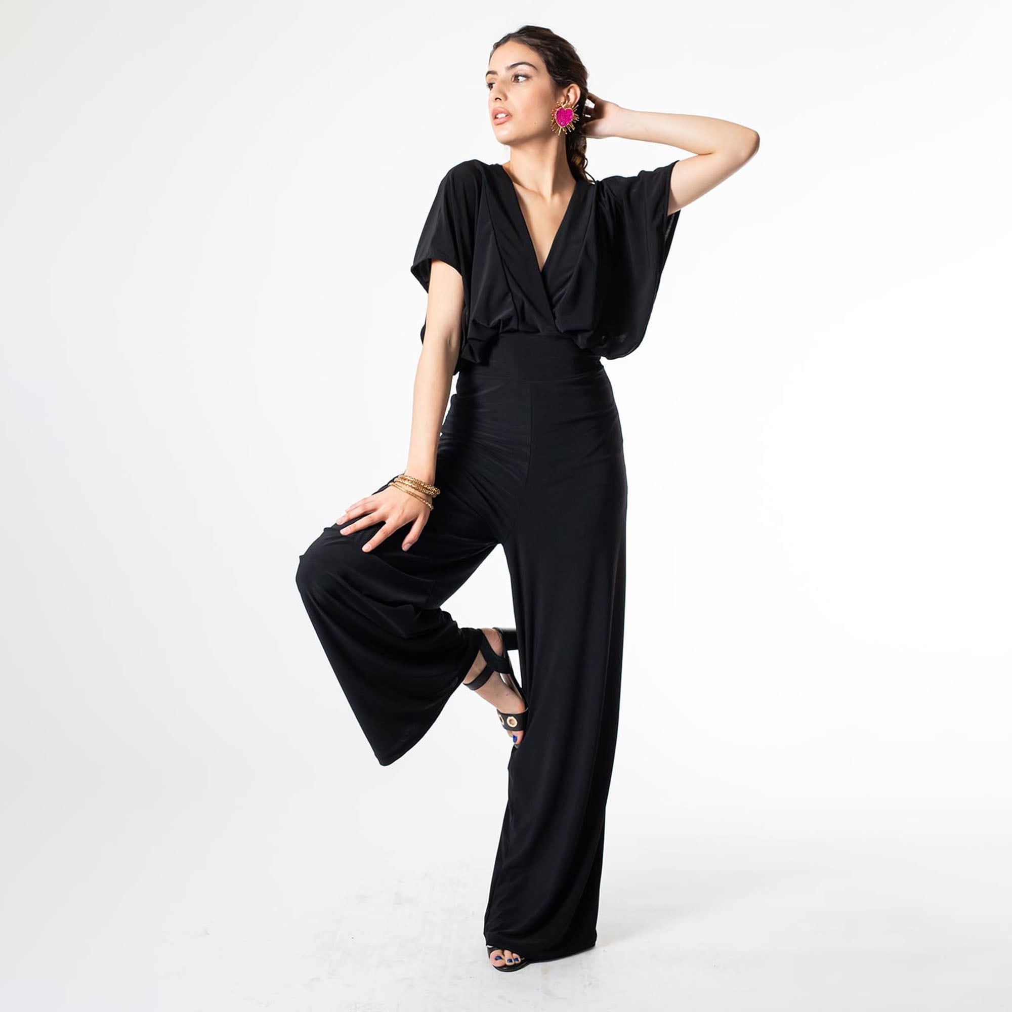 Natalia Seguel - Enterito Megan Negro Talla M Mujer