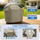 thumbnail image 4 of Funda para parrilla SunPatio de 140 cm impermeable FadeStop color taupe, 4 of 9