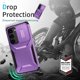 thumbnail image 3 of Funda Resistente para Samsung Galaxy S23 Plus con Tapa Deslizante y Protección Militar Morado, 3 of 6