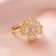 thumbnail image 3 of Classic Zircon Heart Four-leaf Clover Ring For Women To Relieve Stress, 360° Rotating Ring, Banquet Wedding Jewelry Accessories, Birthday Gifts For Lovers, 3 of 3