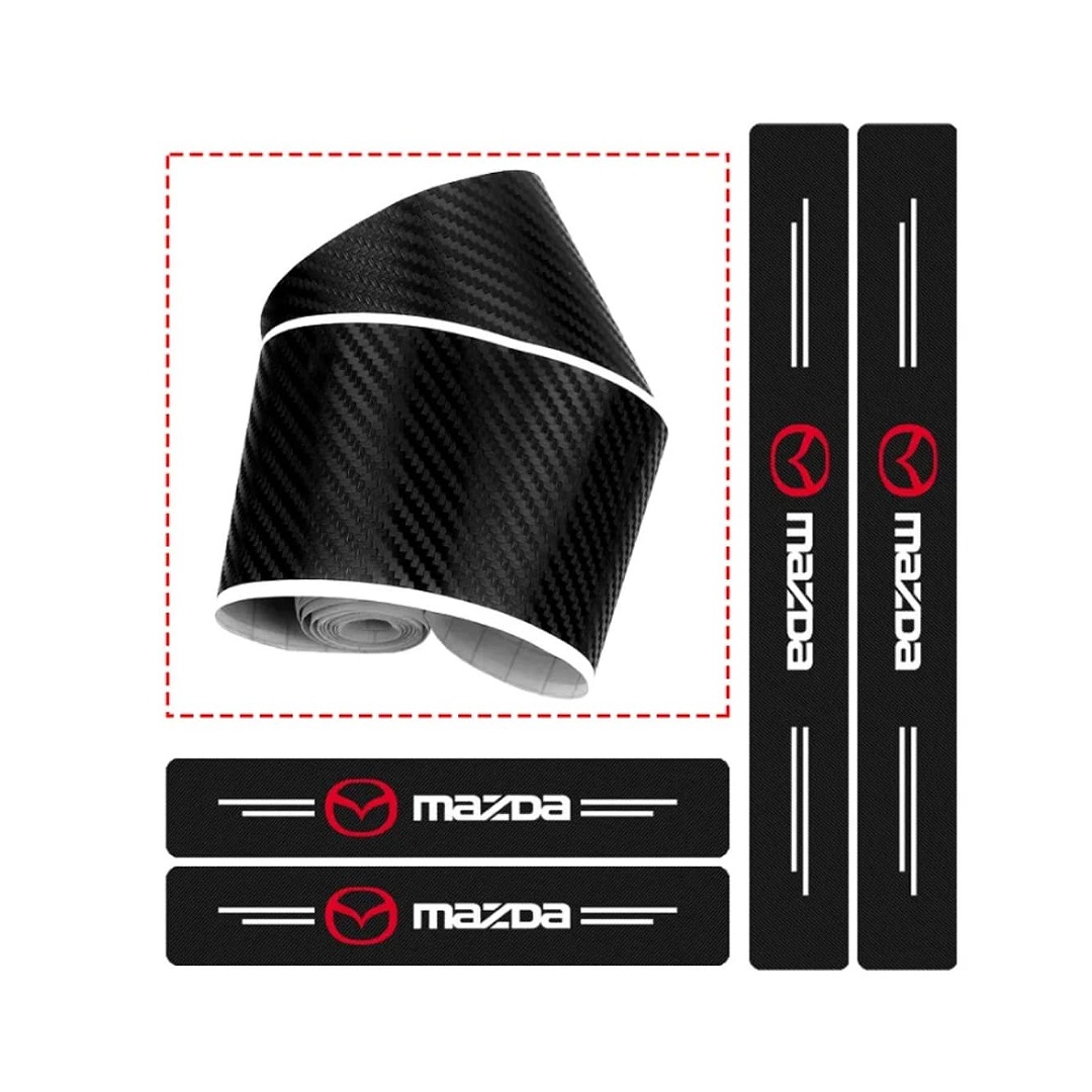 Mundo Accesorios - Cubre Zócalos Adhesivos Para Autos Y Camionetas Mazda