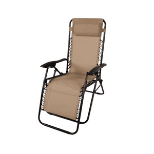 Estilodomus - Silla Reposera Plegable Y Portatil Playa Terraza Beige