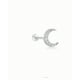 thumbnail image 1 of Aro Piercing Luna Con Circones Plata 925, 1 of 2