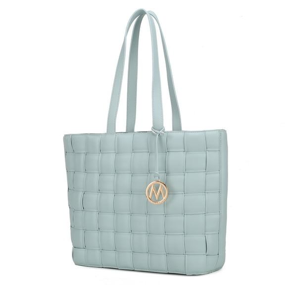 Bolso De Mano Rowan Tote De Piel Vegana Tejida