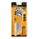 thumbnail image 2 of Set 9 Piezas Llaves Torx Llaves De Apriete T10 - T50 Ingco Plateado, 2 of 10