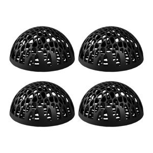 Ioensy - 4X Refugio Cueva Para Acuario, Creativo, Para Camarones Y Reptiles, Color Negro