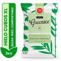 Hielo En Cubos De Larga Duración Bolsa 2 Kg Greenice