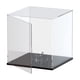 thumbnail image 2 of Caja De Almacenamiento De Fútbol Con Soporte Apilable, Diseño Transparente, Con Estante Para Pelotas, Color Negro, 2 of 5