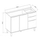 thumbnail image 3 of Mueble Base 2 Puertas 3 Cajones 120 cm 1632 Itapua, 3 of 3