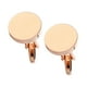 thumbnail image 2 of Gemelos Para Hombre Gemelos Redondos Para Bodas, Fiestas, Compromisos, Regalos Para Novios, Oro Rosa, 2 of 3