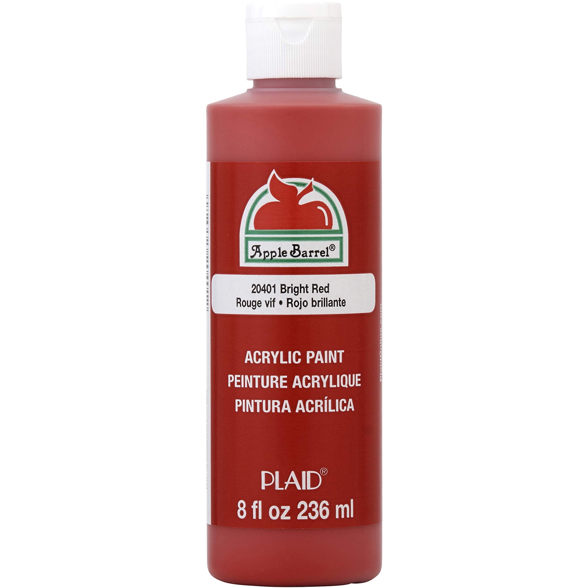 Pintura Acrílica Apple Barrel Rojo Brillante 236 Ml