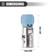 thumbnail image 5 of Unique Bargains 1Pc Base de Toma de Corriente Enchufe de Encendedor de Cigarrillos para Dodge Grand Caravan 1998-2018 Tono Plateado Metálico, 5 of 7