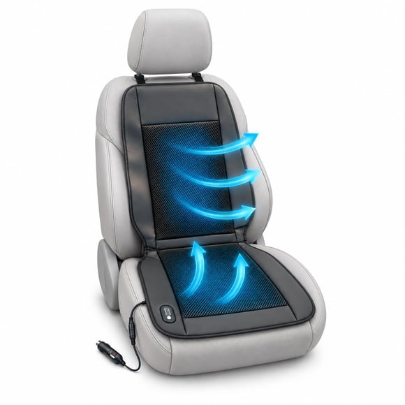 Cojín de enfriamiento para asiento de auto Auto Haus 12V/24V con 10 ventiladores