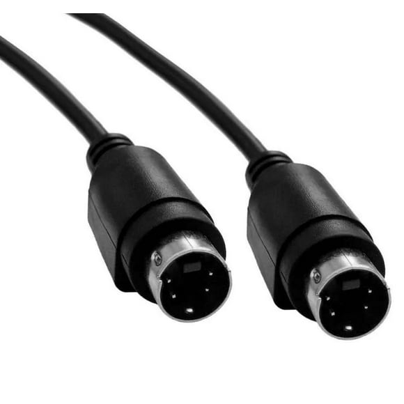 Cable S-video 4 Pines A S-video 4 Pines Super Video 3 Metros negro