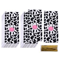 Magideal - 50 Piezas Bolsas De Fiesta Con Estampado Bolsa De Regalo Decoración Suministros Para Fiestas Temáticas Bolsas De Galletas Para Festival Fiesta