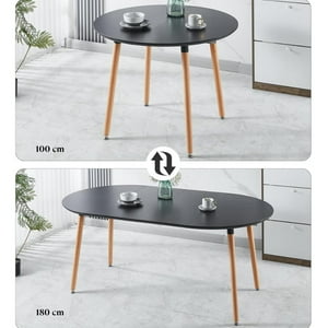 Pandalino - Mesa Extensible Bayona Negro | 100Cm A 180Cm