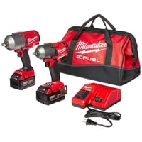 Kit De Herramientas Milwaukee M18 Fuel Auto Impact Wrench 1/2 Y 3/8