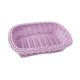 thumbnail image 4 of Binete De Almacenamiento De Organizador De Canasta Tejida A Mano Para La Oficina De Almacenamiento De La Cocina De Baño Purple Purple, 4 of 5