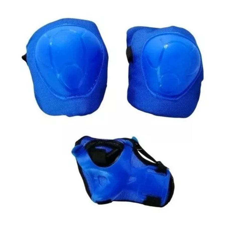 Click Ventas - Set Rodillera Codera Muñequera Protectores Bici Patines Azul