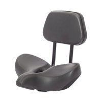 Ioensy - Asiento De Bicicleta Con Cojín De Respaldo, Cómodo, Suave, Universal, Para Hombres Y Mujeres