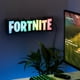 thumbnail image 2 of Lámpara para juegos Paladone Fortnite RGB que cambia de color con control remoto, 2 of 9