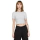 thumbnail image 1 of Polera Mujer Crop Cotton Spx Gris Melange Corona, 1 of 5