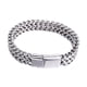 thumbnail image 1 of Pulsera De Cadena De Eslabones Cubanos Brazalete De Regalo Pulsera De Acero Inoxidable Para Hombres Boy Dad 20cmx1.1cmx0.6cm, 1 of 3
