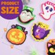 thumbnail image 5 of Juego de minibloc de notas JOYIN con personajes espeluznantes de Halloween, 60 unidades, 5 of 8